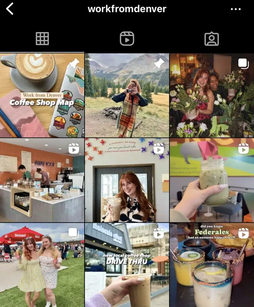 @workfromdenver Instagram feed image