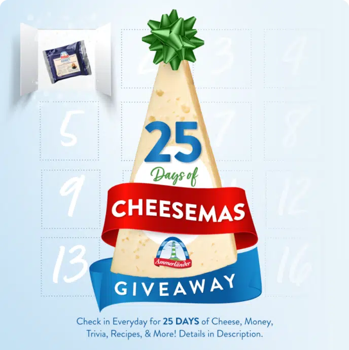 25 Days of Cheesemas Ammerlander Giveaway