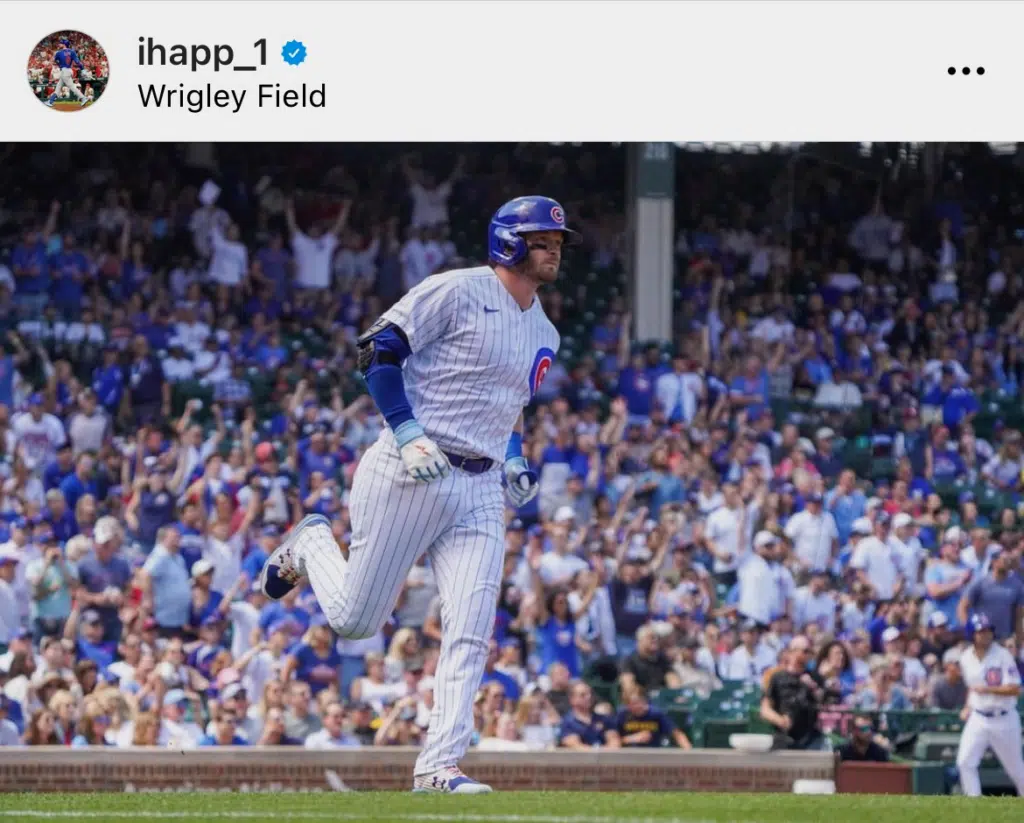 Ian Happ Instagram Feed Image